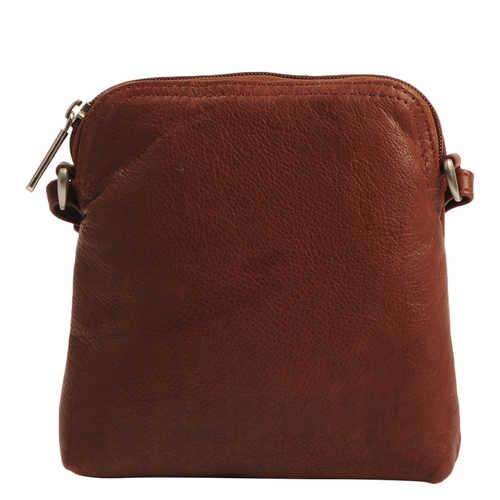 My Lady zipped bag S chestnut